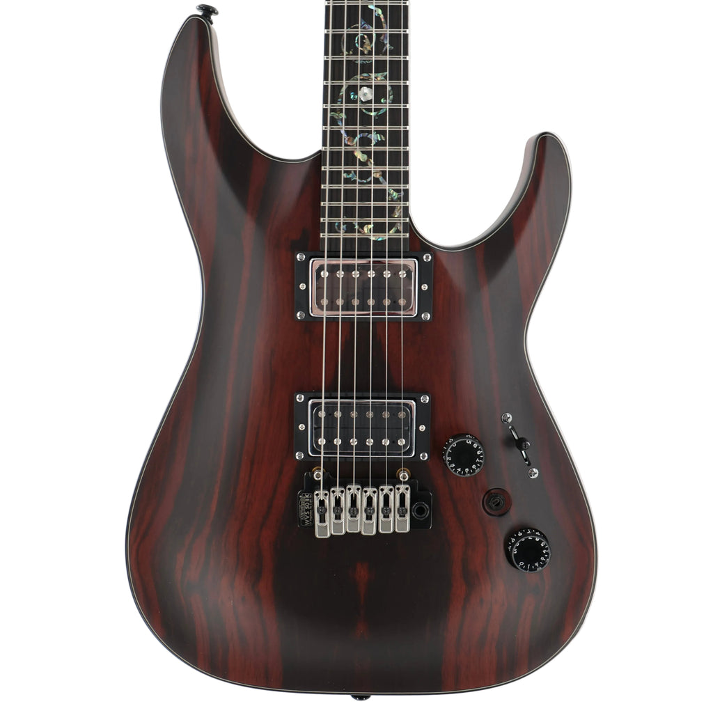 Schecter C-1 Exotic Ebony Guitar - Natural Satin