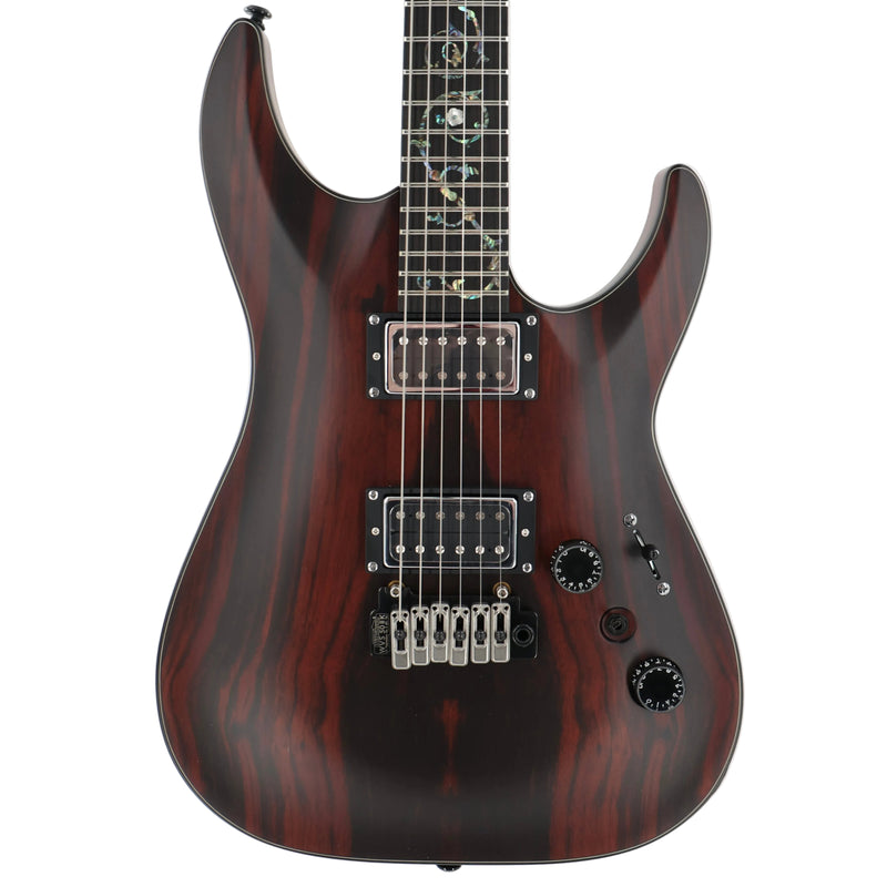 Schecter C-1 Exotic Ebony Guitar - Natural Satin