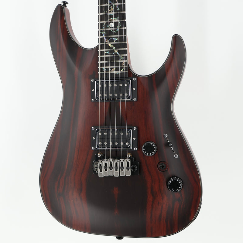 Schecter C-1 Exotic Ebony Guitar - Natural Satin