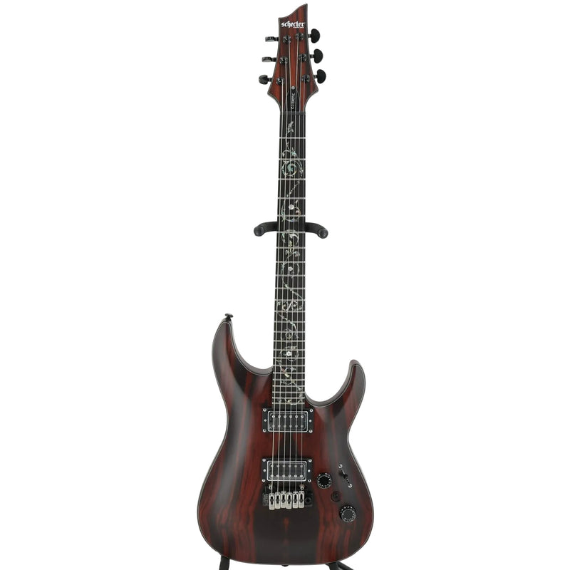 Schecter C-1 Exotic Ebony Guitar - Natural Satin