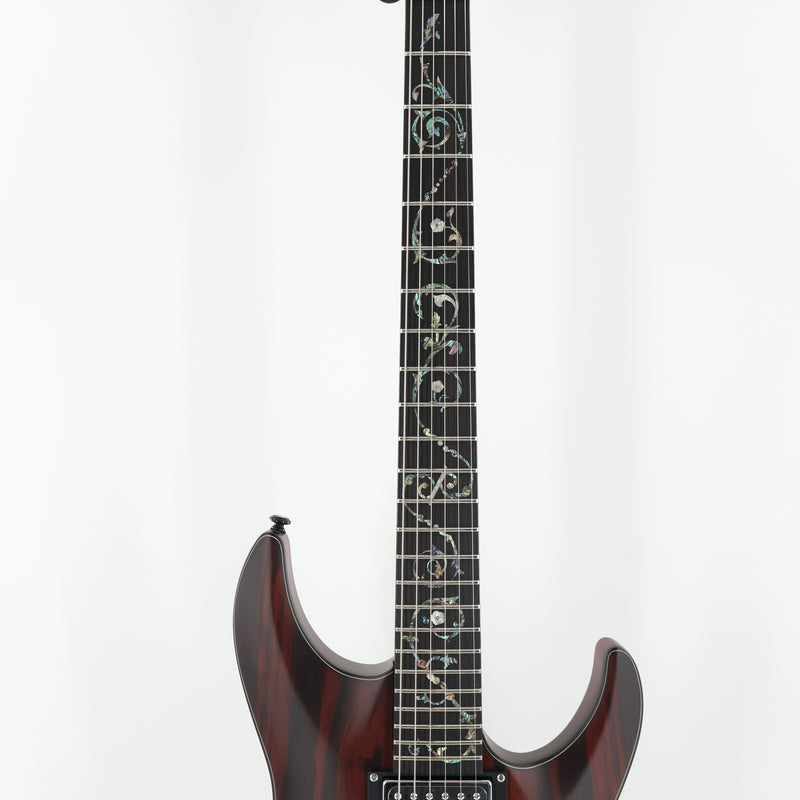 Schecter C-1 Exotic Ebony Guitar - Natural Satin