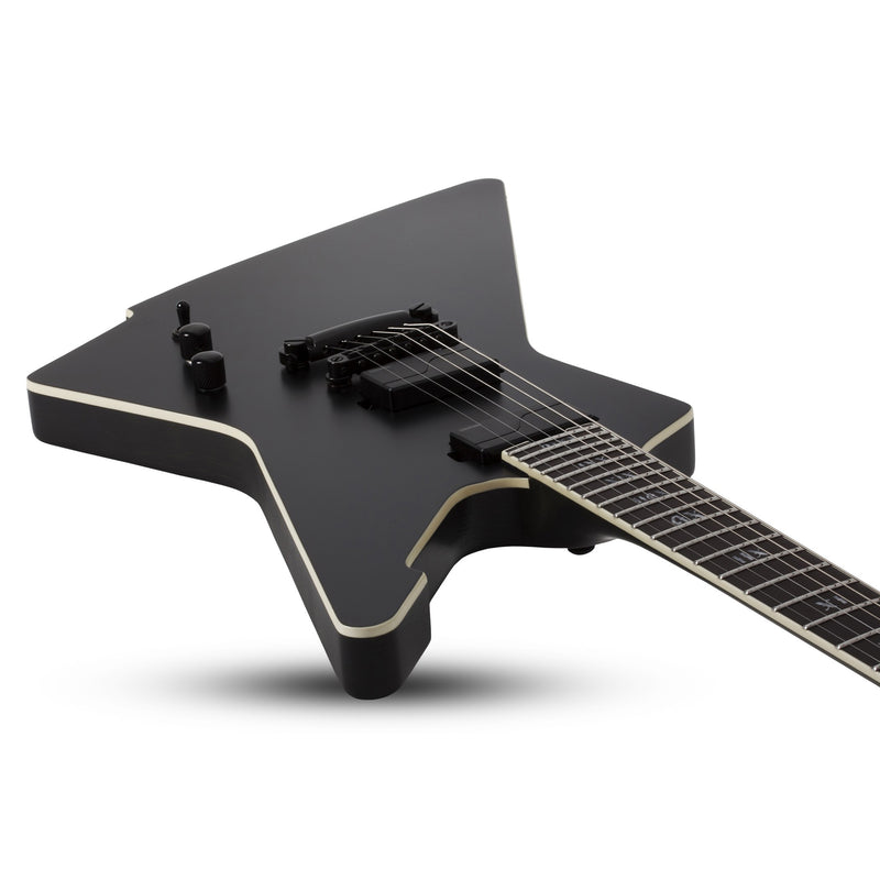 Schecter E-1 SLS Evil Twin Guitar w/ Fishman Fluence Pickups - Satin Black