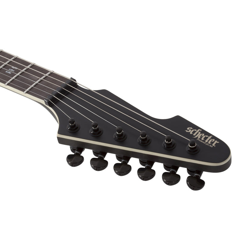 Schecter E-1 SLS Evil Twin Guitar w/ Fishman Fluence Pickups - Satin Black