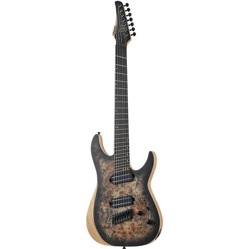 Schecter Reaper-7 Multiscale Guitar - Satin Charcoal Burst