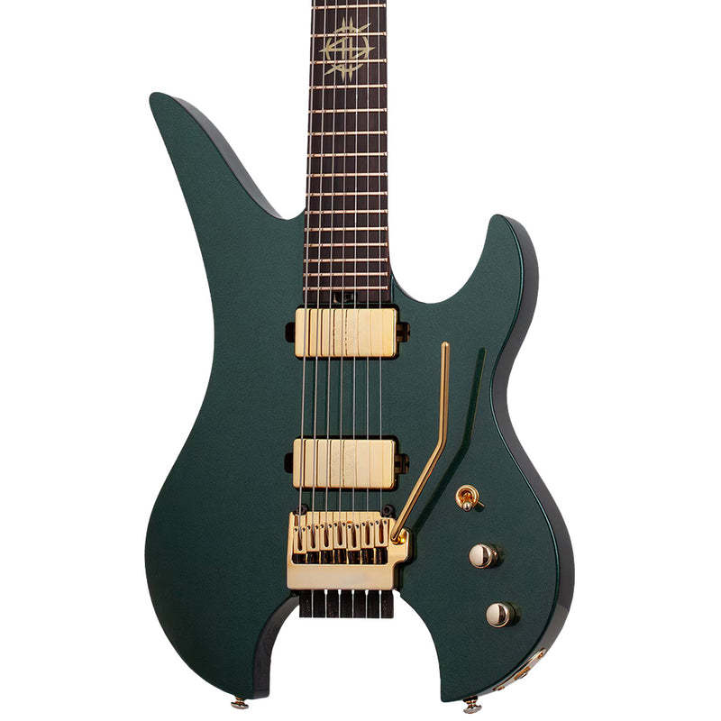 Schecter Synyster Gates Custom-7 TR Signature Headless - Oak Green Metallic