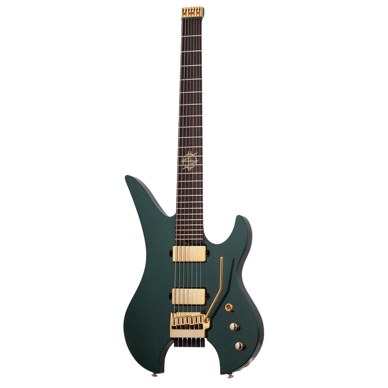 Schecter Synyster Gates Custom-7 TR Signature Headless - Oak Green Metallic