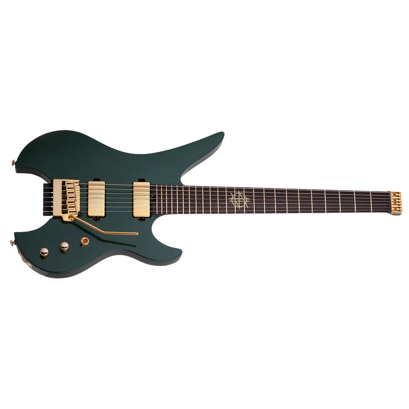 Schecter Synyster Gates Custom-7 TR Signature Headless - Oak Green Metallic