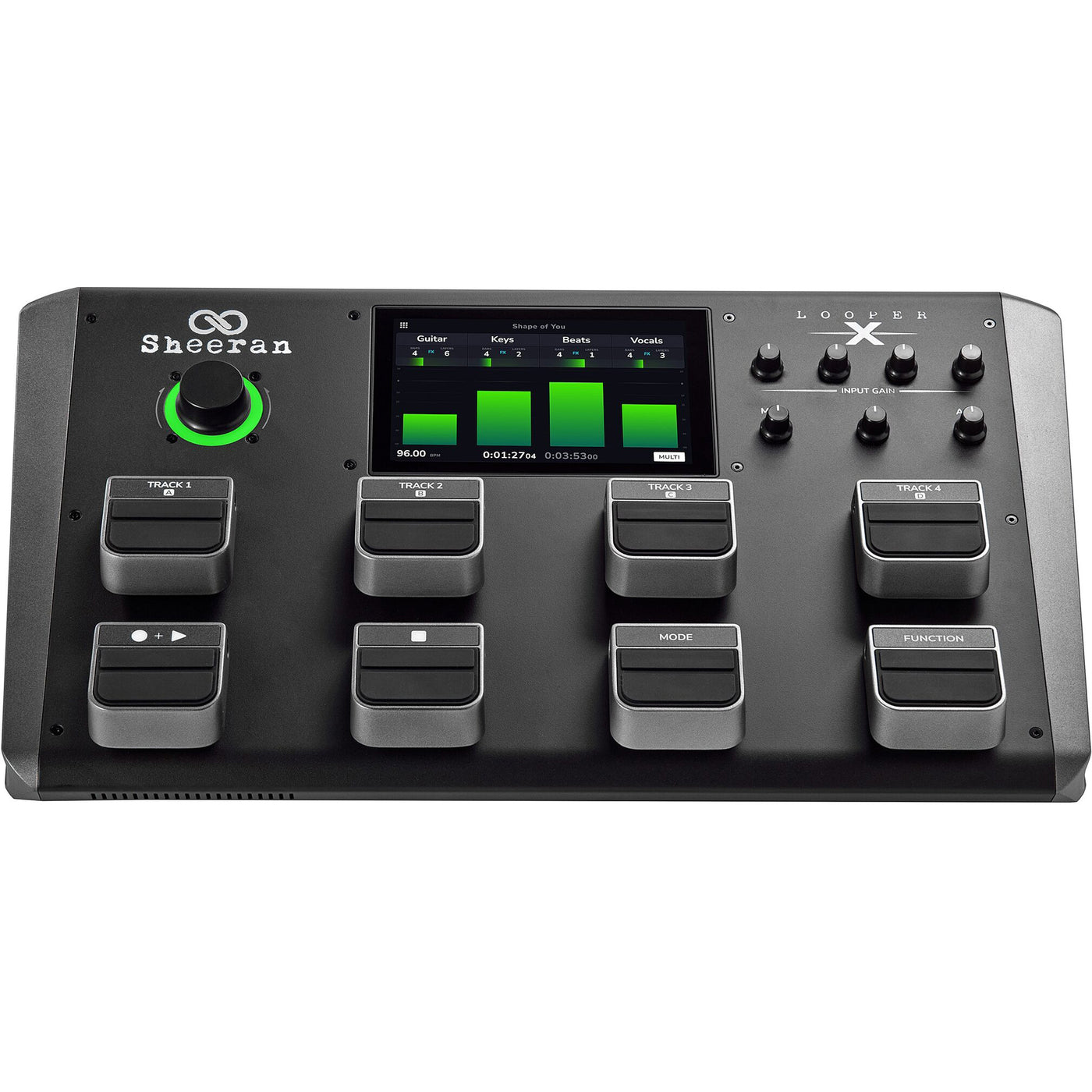 4 track looper pedal Sheeran Loopers: LOOPER X – Motor City Guitar
