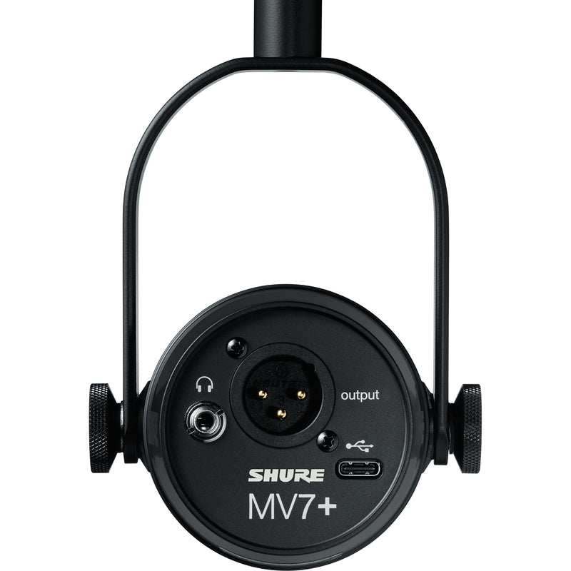 Shure MV7+ Hybrid USB/XLR Podcast Microphone - Black