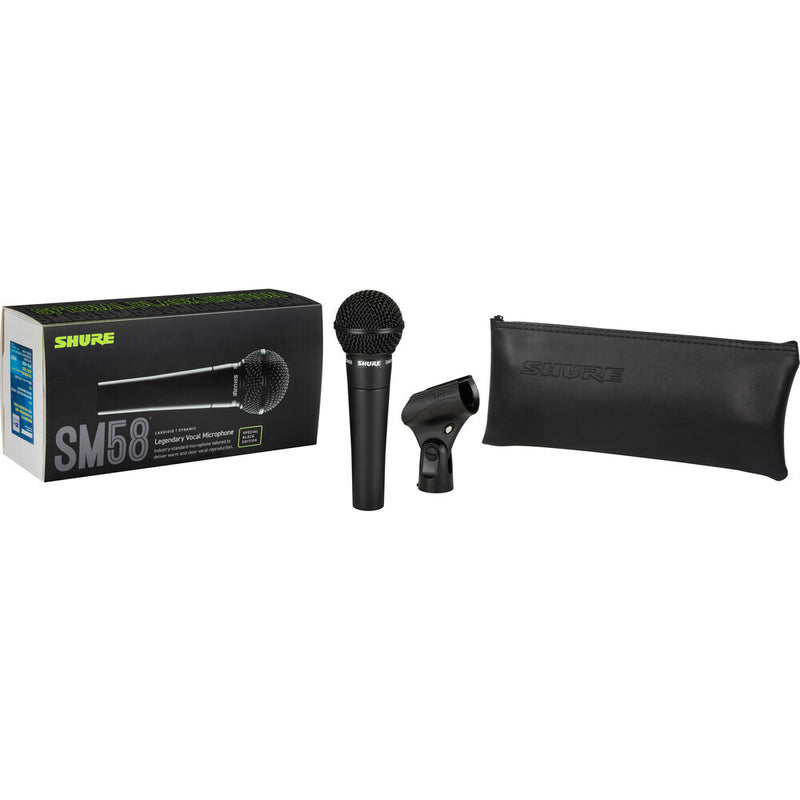 Shure SM-58 Microphone - Special Limited Edition Black