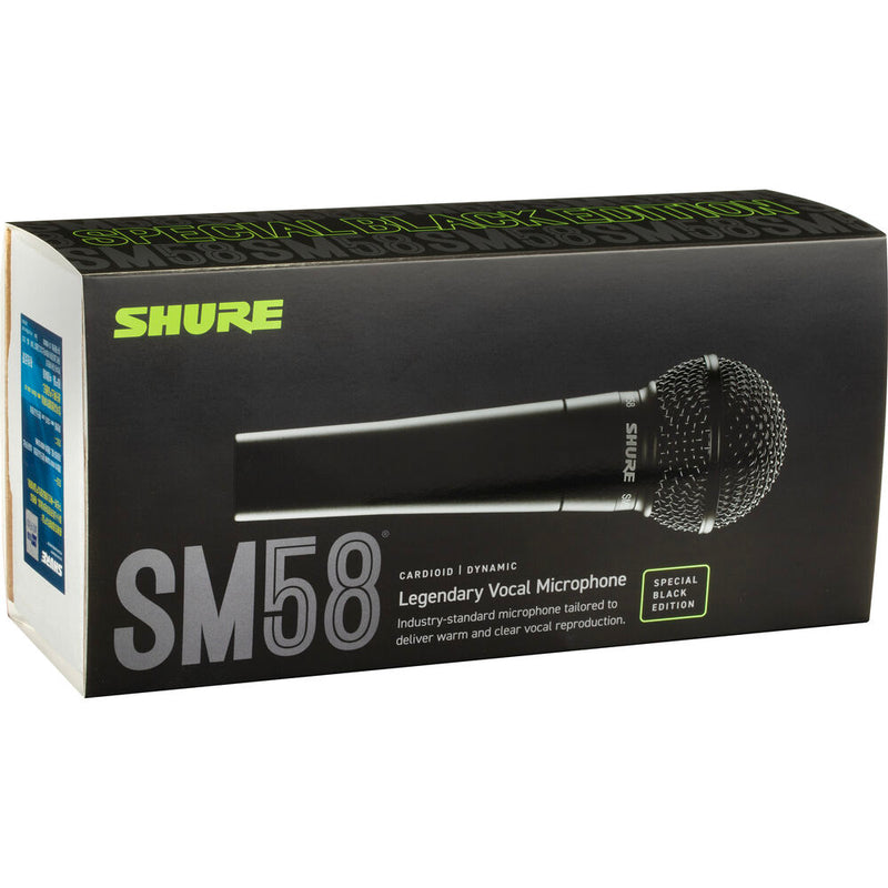Shure SM-58 Microphone - Special Limited Edition Black