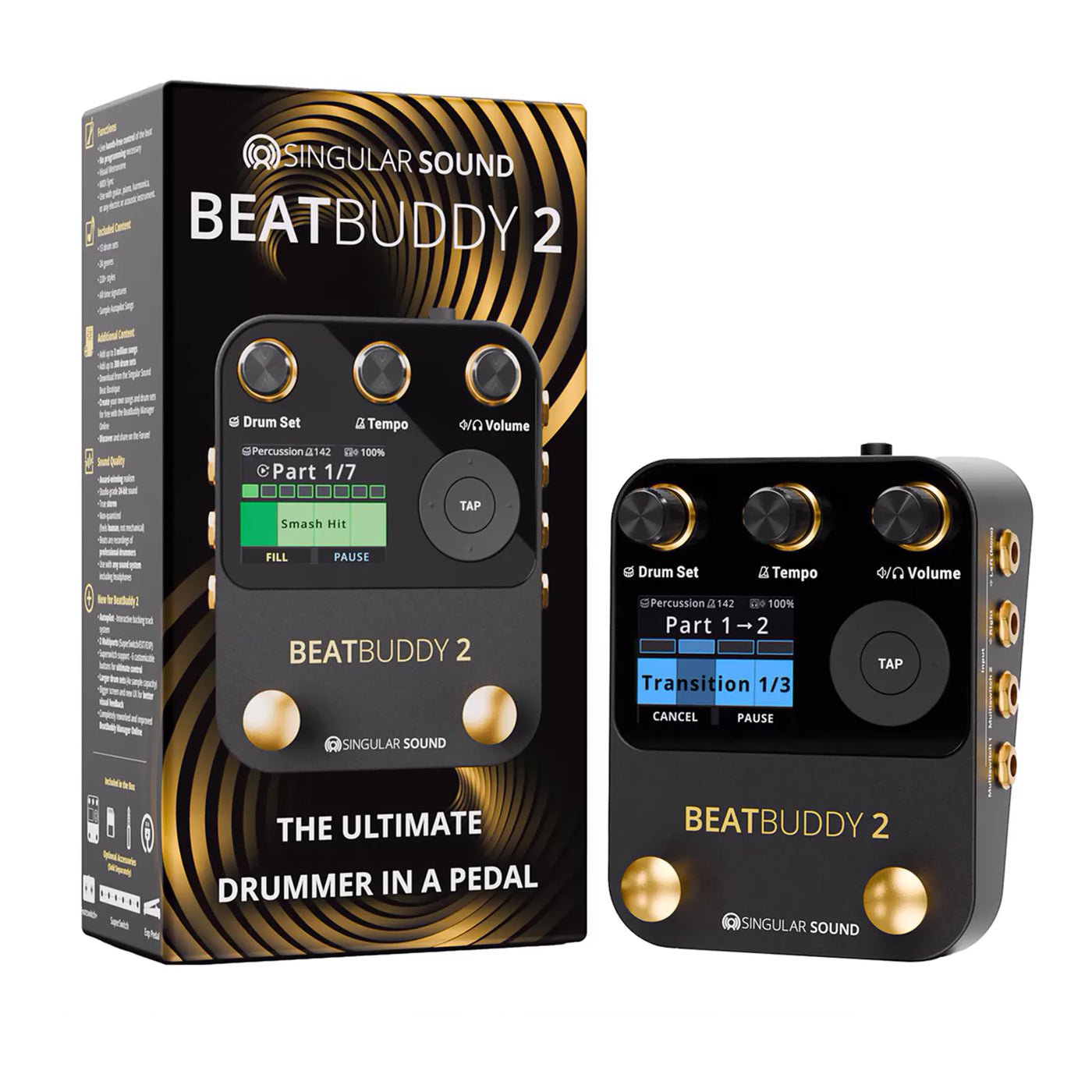 Singular Sound BeatBuddy 2 Drum Machine Pedal New
