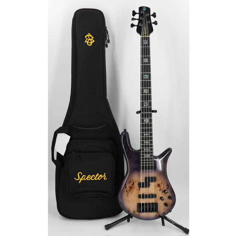 Spector Euro 5 CST Electric Bass Guitar - Natural Violet Burst