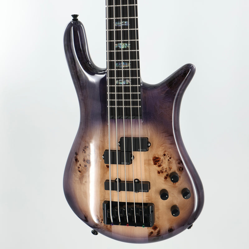 Spector Euro 5 CST Electric Bass Guitar - Natural Violet Burst