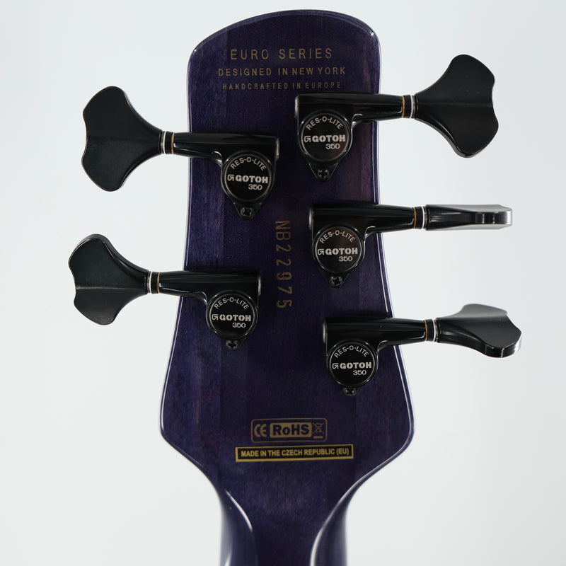 Spector Euro 5 CST Electric Bass Guitar - Natural Violet Burst