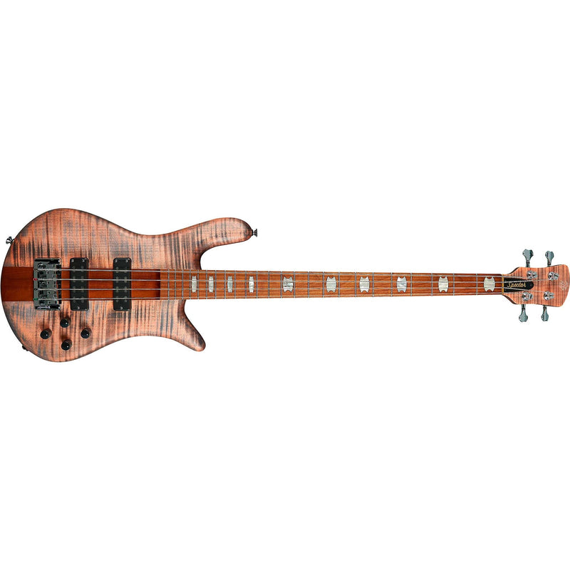 Spector Euro 4 RST 4-String Bass w/ Roasted Maple Neck Aguilar Electronics and Gig Bag - Sundown Glow