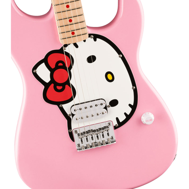 Squier Hello Kitty Limited Edition Stratocaster w/ Gig Bag - Pink