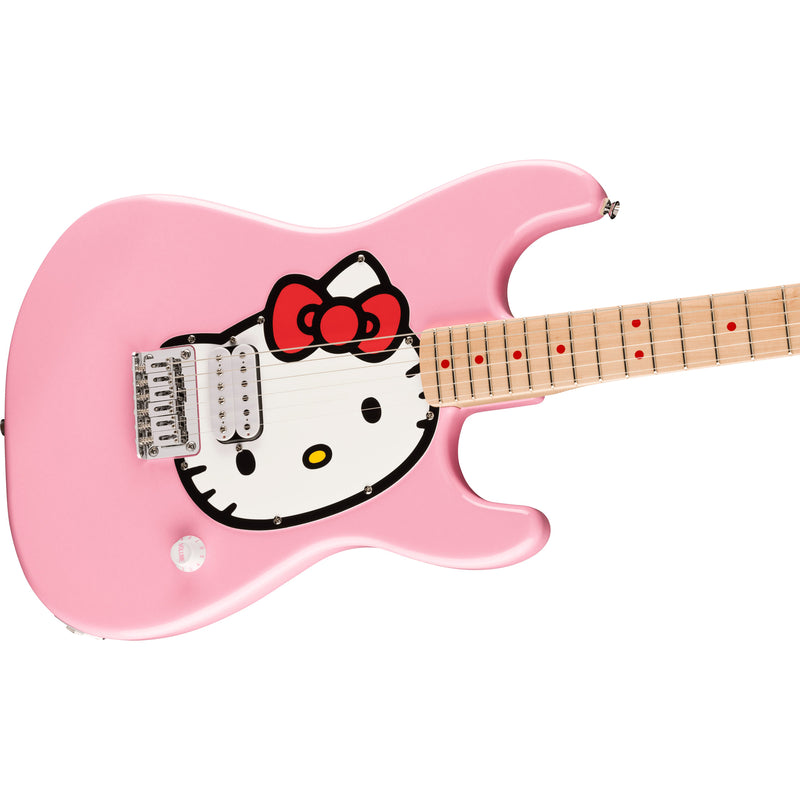 Squier Hello Kitty Limited Edition Stratocaster w/ Gig Bag - Pink