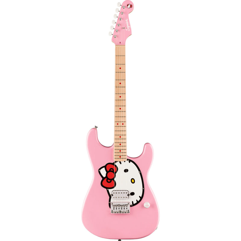 Squier Hello Kitty Limited Edition Stratocaster w/ Gig Bag - Pink