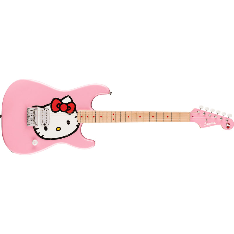 Squier Hello Kitty Limited Edition Stratocaster w/ Gig Bag - Pink