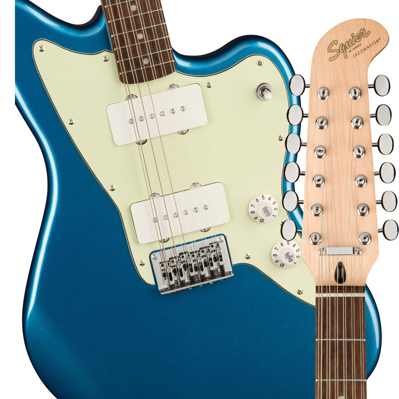 Squier Paranormal Jazzmaster XII 12-String Electric Guitar - Lake Placid Blue