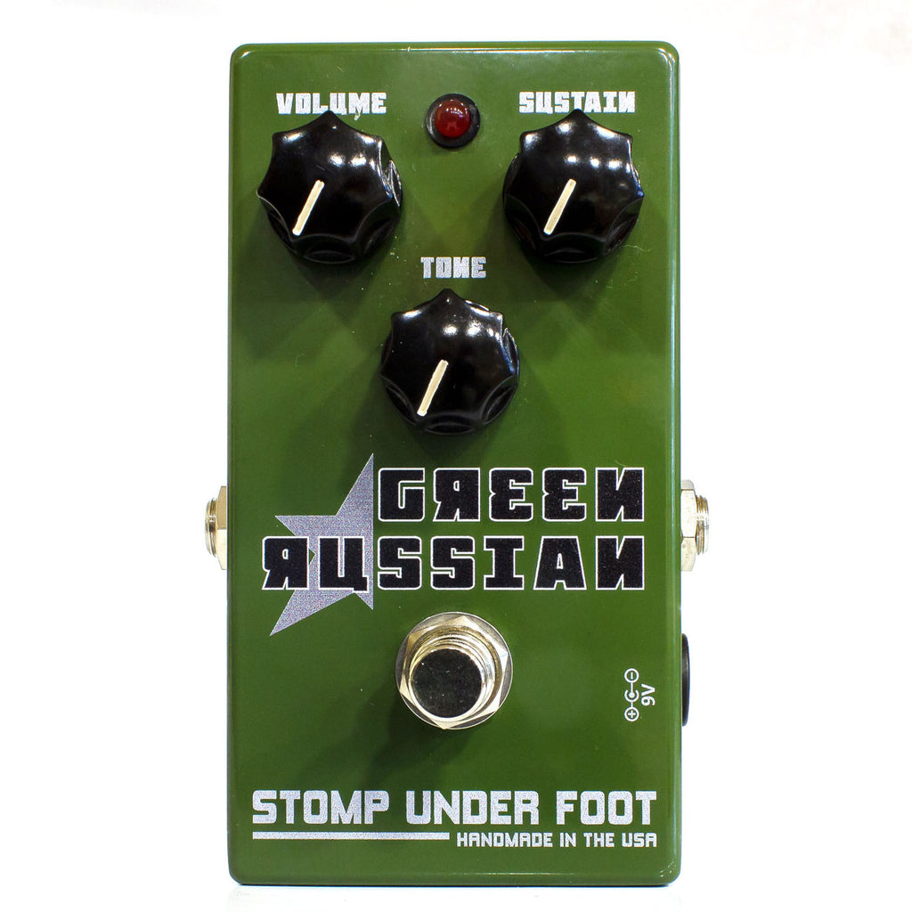 Stomp Under Foot Green Russian Fuzz Pedal