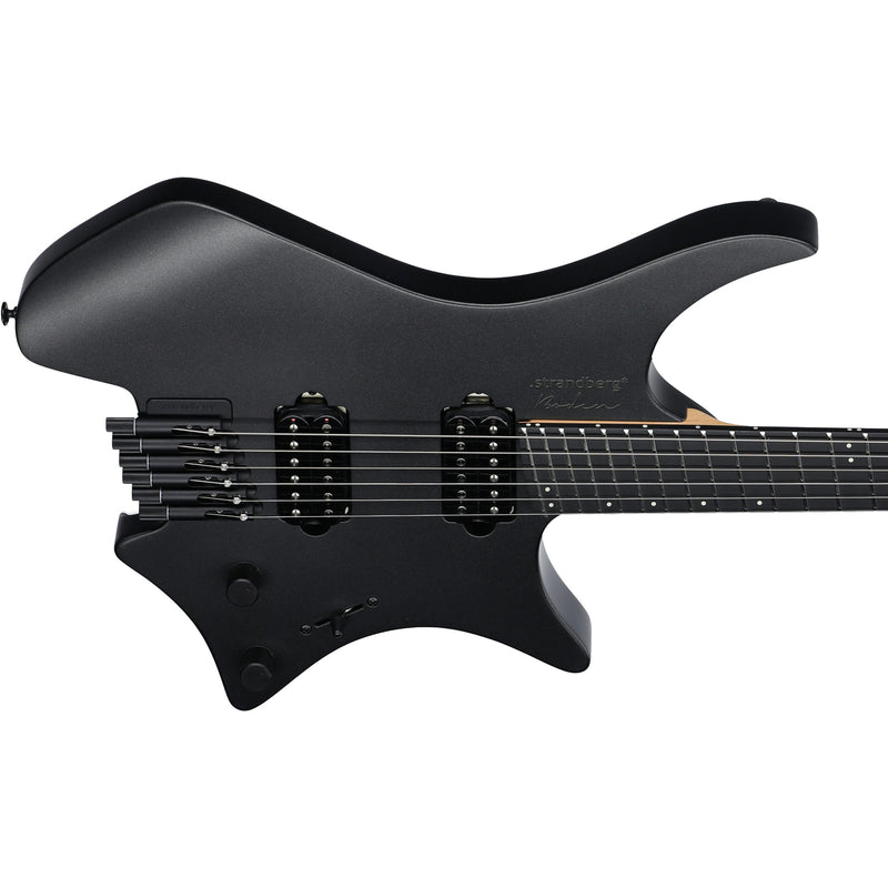 Strandberg Boden Metal NX 6 6-String Headless Multi-Scale Guitar - Black Granite