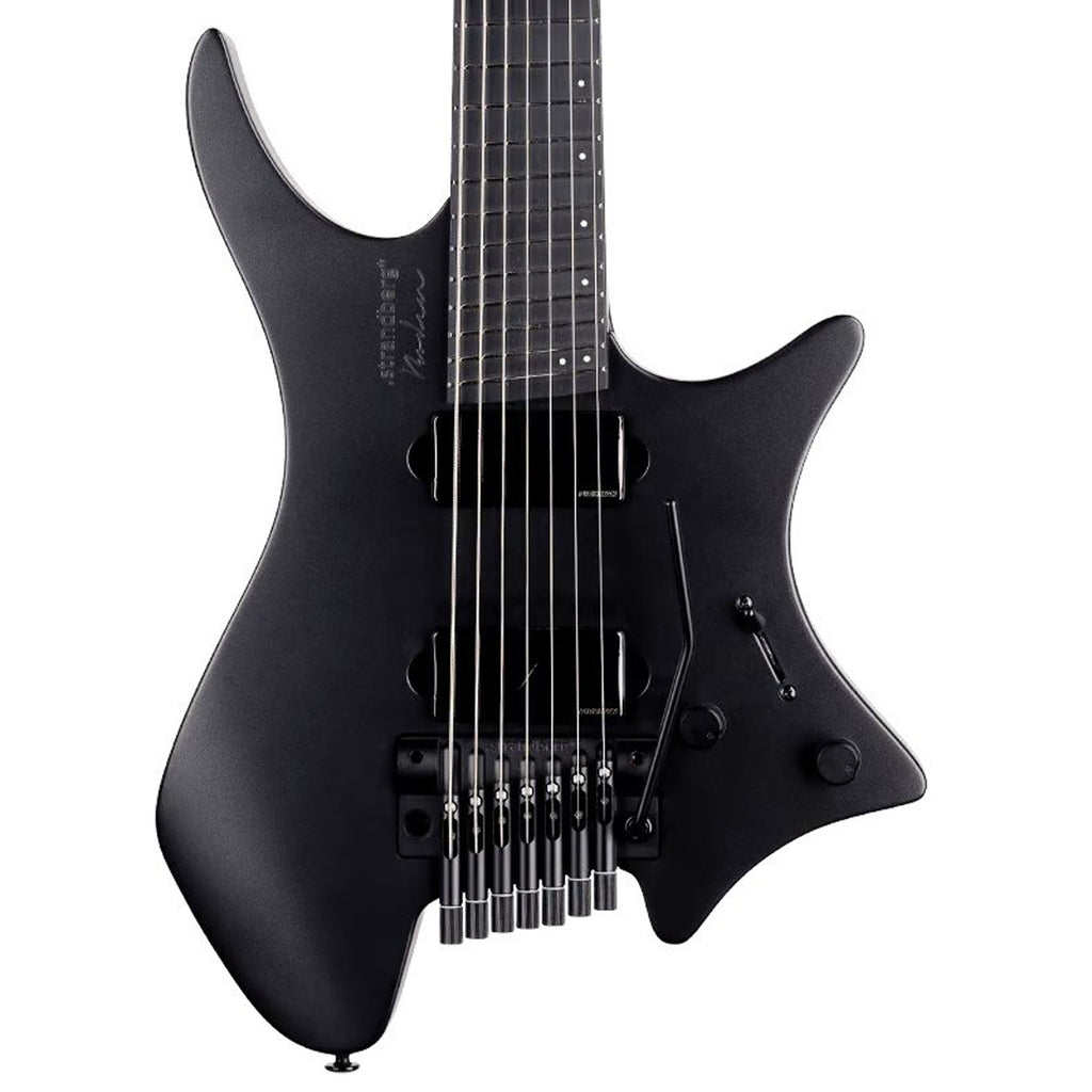 Strandberg Boden Metal NX 7 Tremolo 7-String Headless Multi-Scale Guitar - Black Granite