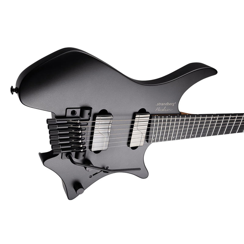 Strandberg Boden Metal NX 7 Tremolo 7-String Headless Multi-Scale Guitar - Black Granite