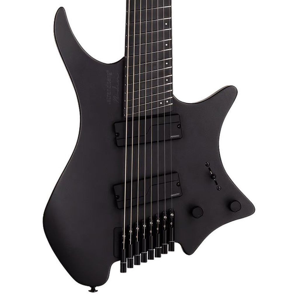 Strandberg Boden Metal NX 8 8-String Headless Multi-Scale Guitar - Black Granite