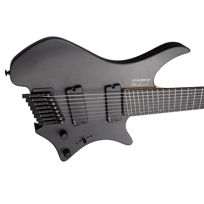 Strandberg Boden Metal NX 8 8-String Headless Multi-Scale Guitar - Black Granite