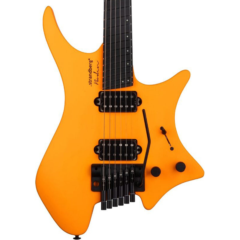 Strandberg Limited Edition Boden Standard NX 6 Tremolo 6-String Headless Multi-Scale Guitar w/ Tremolo - Neon Orange