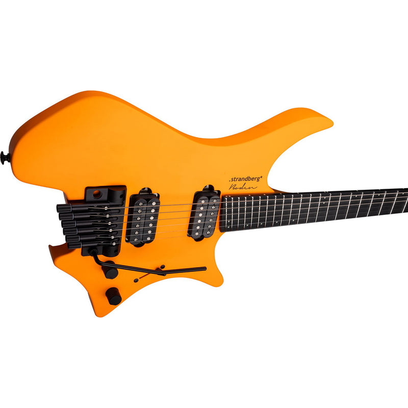 Strandberg Limited Edition Boden Standard NX 6 Tremolo 6-String Headless Multi-Scale Guitar w/ Tremolo - Neon Orange