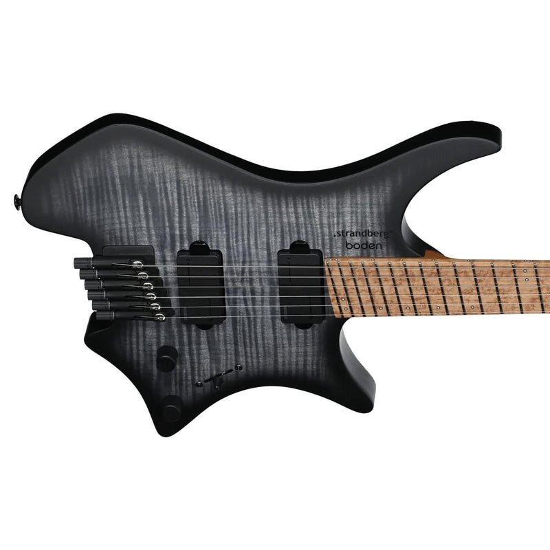 Strandberg Boden Original N2.6 Headless Multi-Scale Guitar w/ Gig Bag - Black Denim Burst Satin