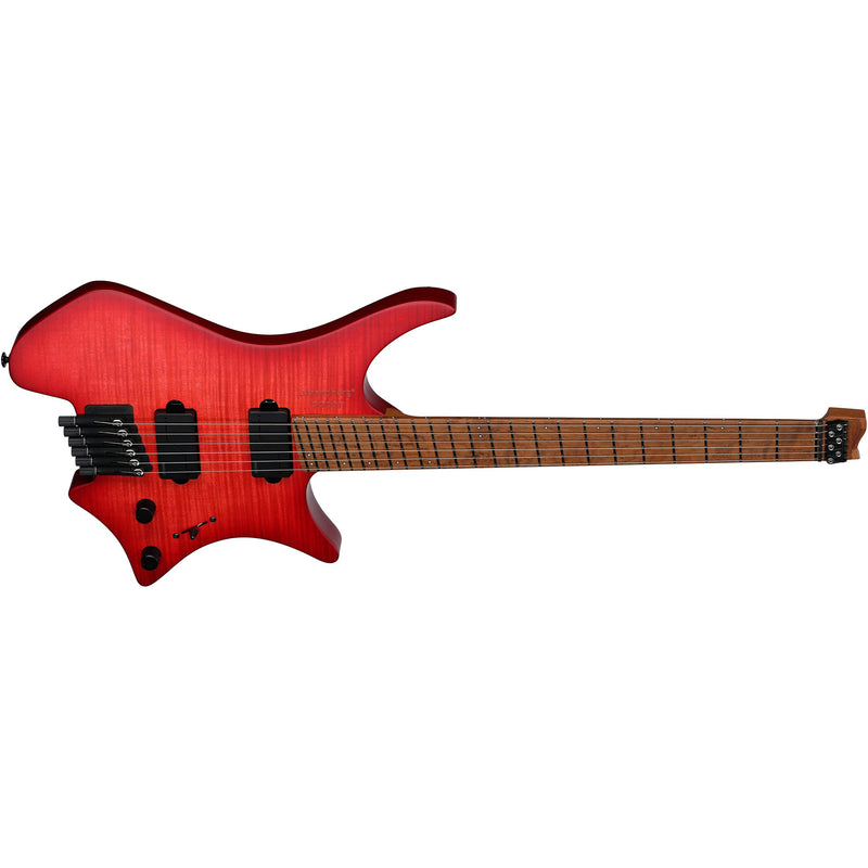 Strandberg Boden Original N2.6 Headless Multi-Scale Guitar w/ Gig Bag - Sunset Coral Burst Satin