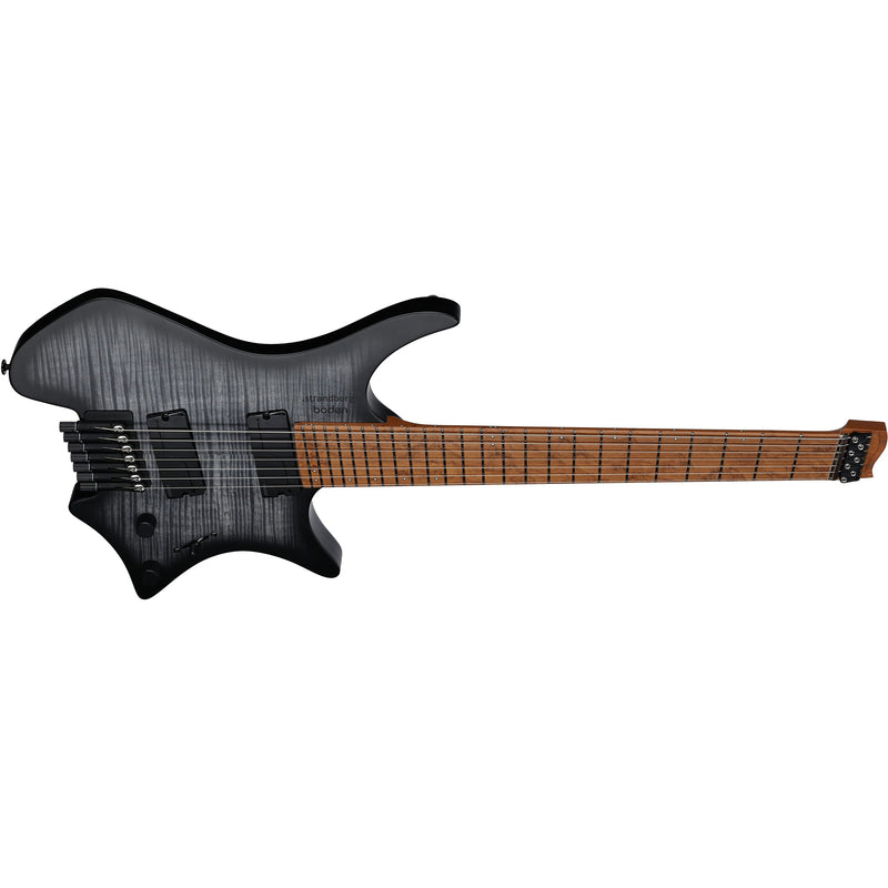 Strandberg Boden Original N2.7 Headless Multi-Scale Guitar w/ Gig Bag - Black Denim Burst Satin