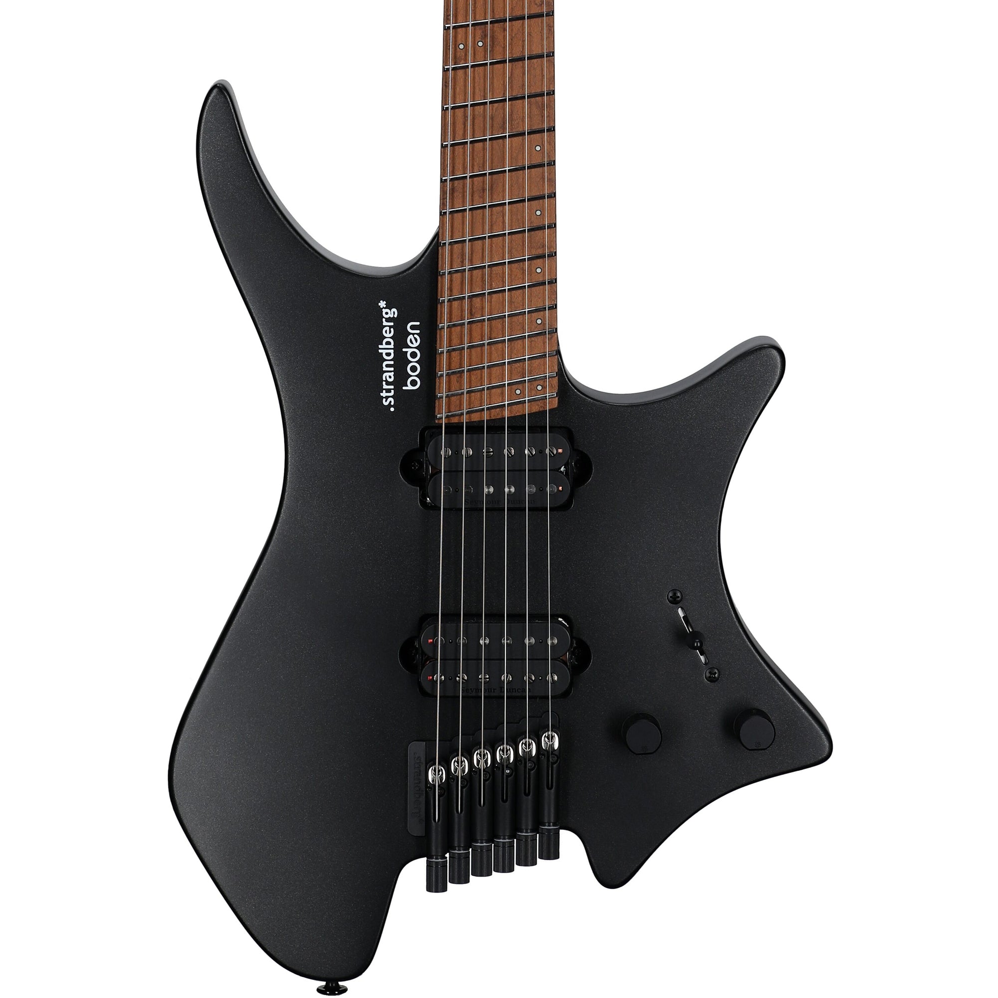 ギター Strandberg Boden Standard6 BKP Aftermath Strandberg Boden Standard N2.6 Headless Multi-Scale Guitar - Black