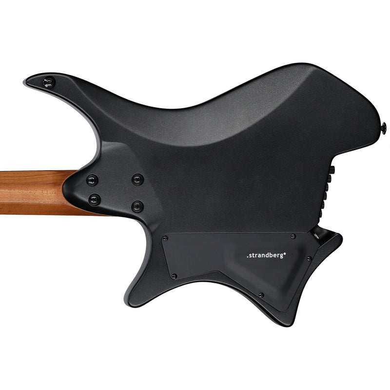 Strandberg Boden Standard N2.6 Headless Multi-Scale Guitar - Black Satin Metallic