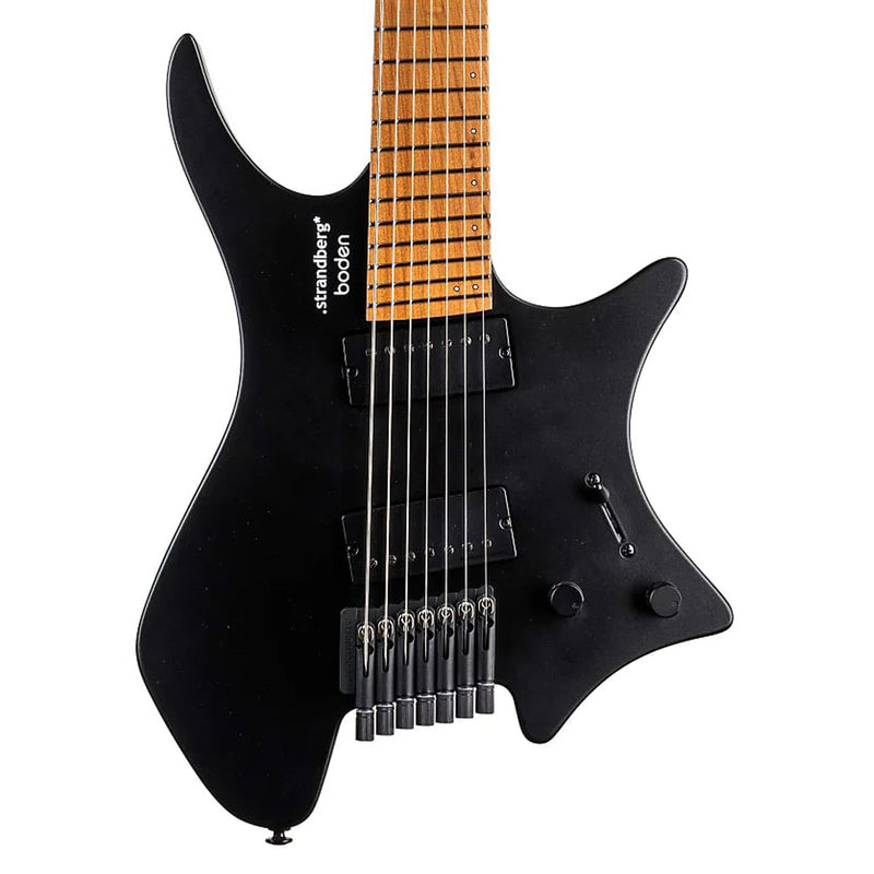 Strandberg Boden Standard N2.7 Headless Multi-Scale Guitar - Black Satin Metallic
