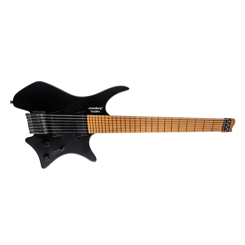 Strandberg Boden Standard N2.7 Headless Multi-Scale Guitar - Black Satin Metallic