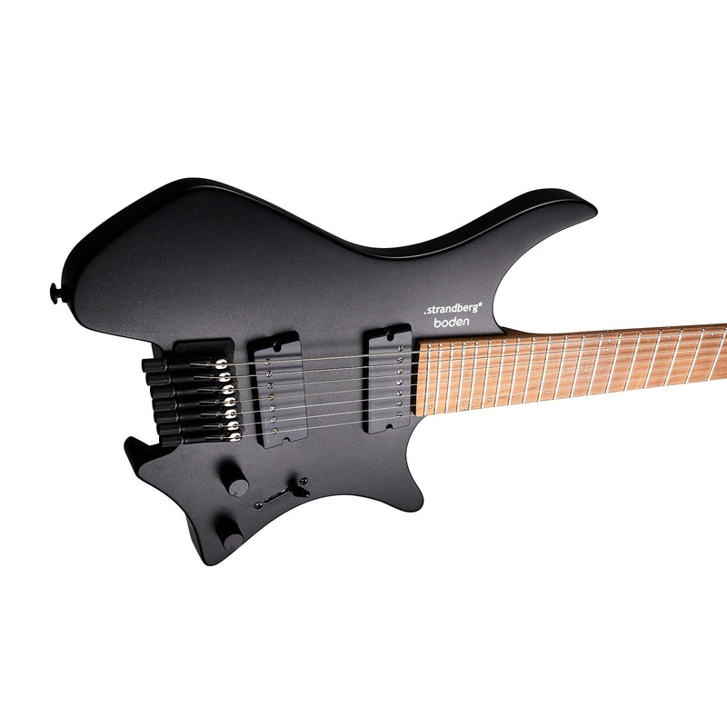 Strandberg Boden Standard N2.7 Headless Multi-Scale Guitar - Black Satin Metallic