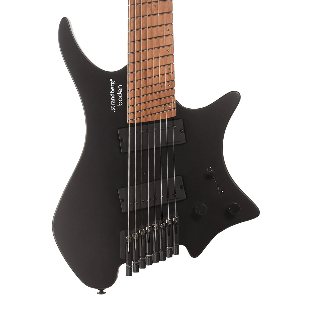 Strandberg Boden Standard N2.8 Headless Multi-Scale Guitar - Black Satin Metallic