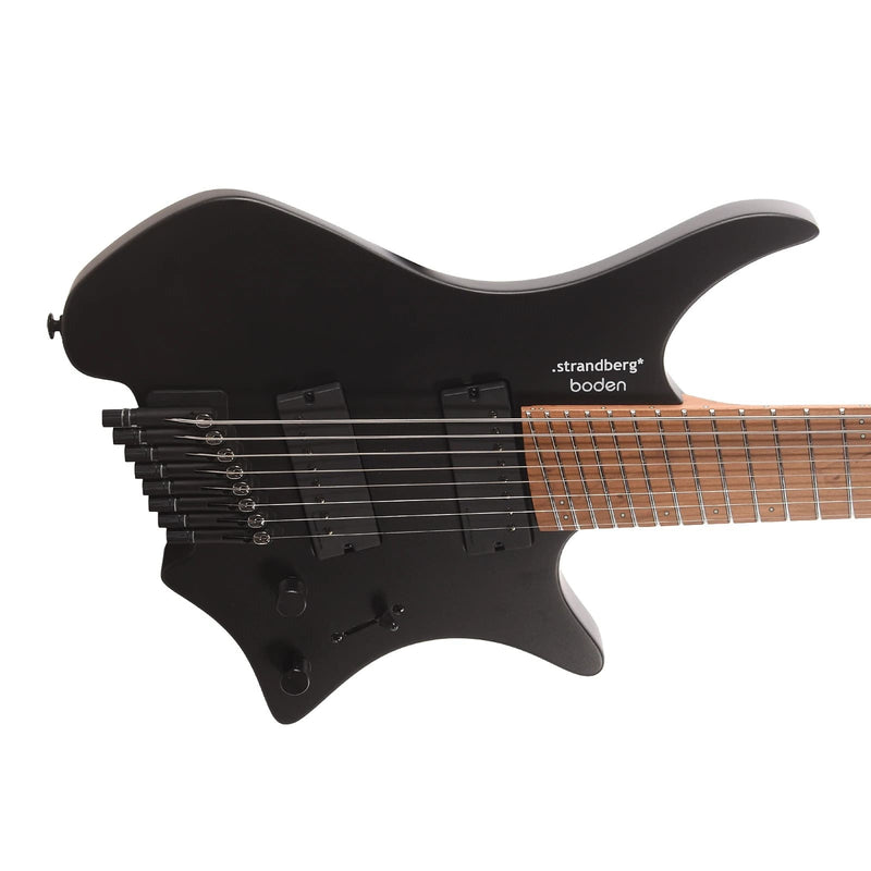 Strandberg Boden Standard N2.8 Headless Multi-Scale Guitar - Black Satin Metallic