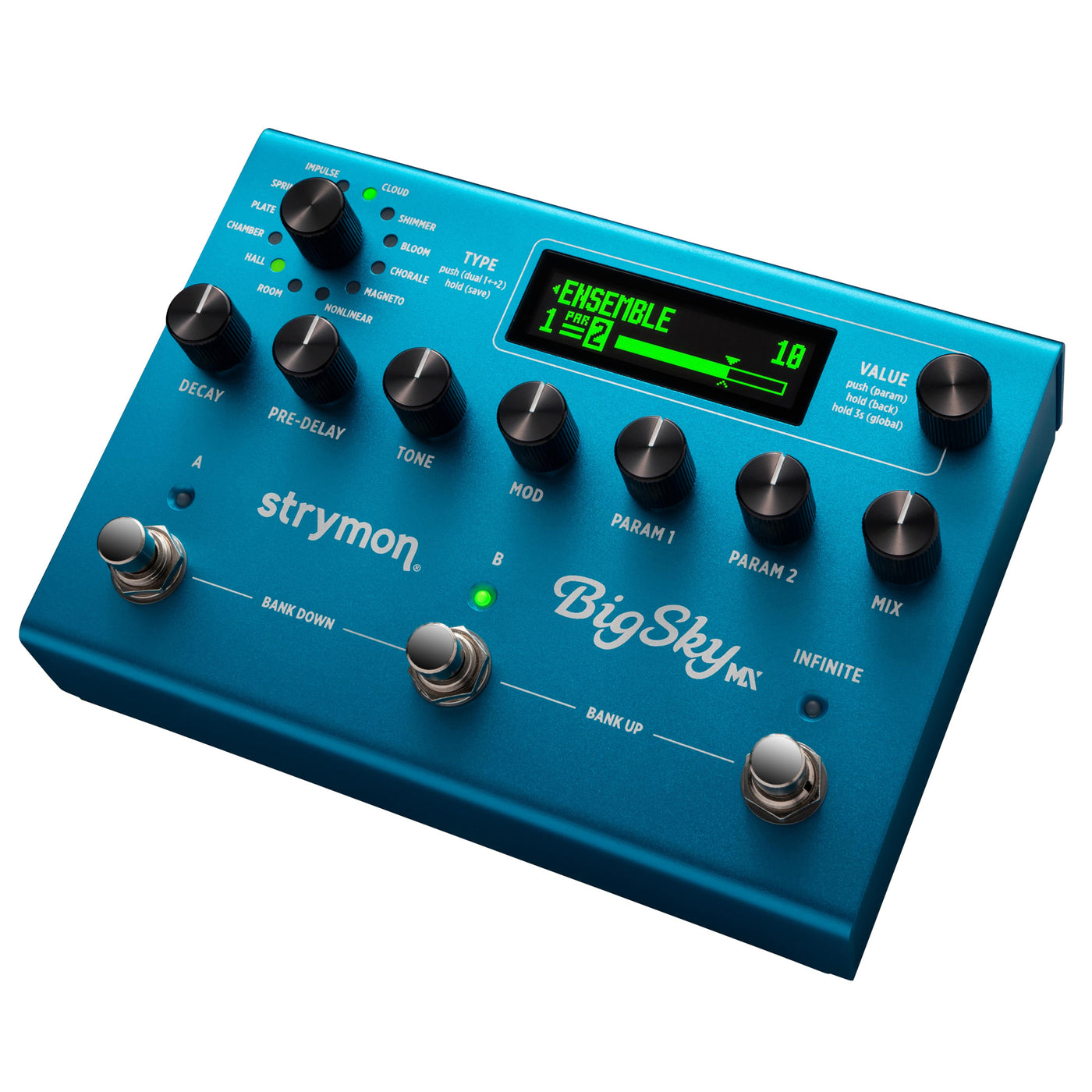cloud reverb pedal Strymon BigSky MX Reverb Pedal