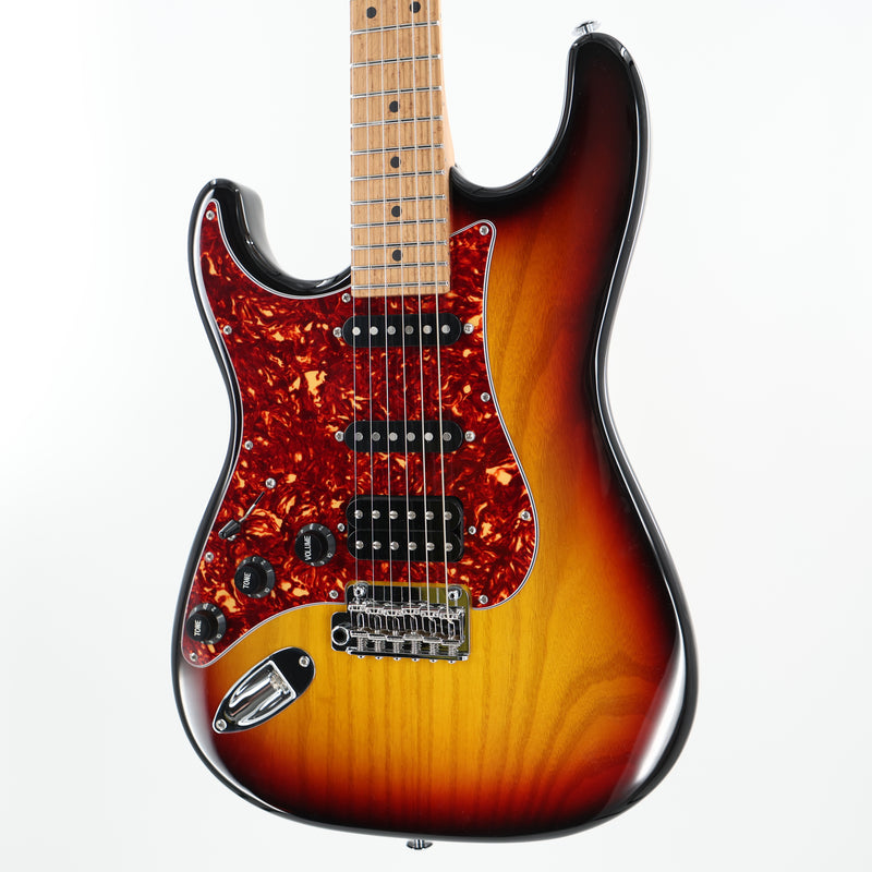 Suhr Limited Edition Left-Handed Classic S Paulownia HSS Guitar w/ 510 Tailpiece - 3 Tone Sunurst