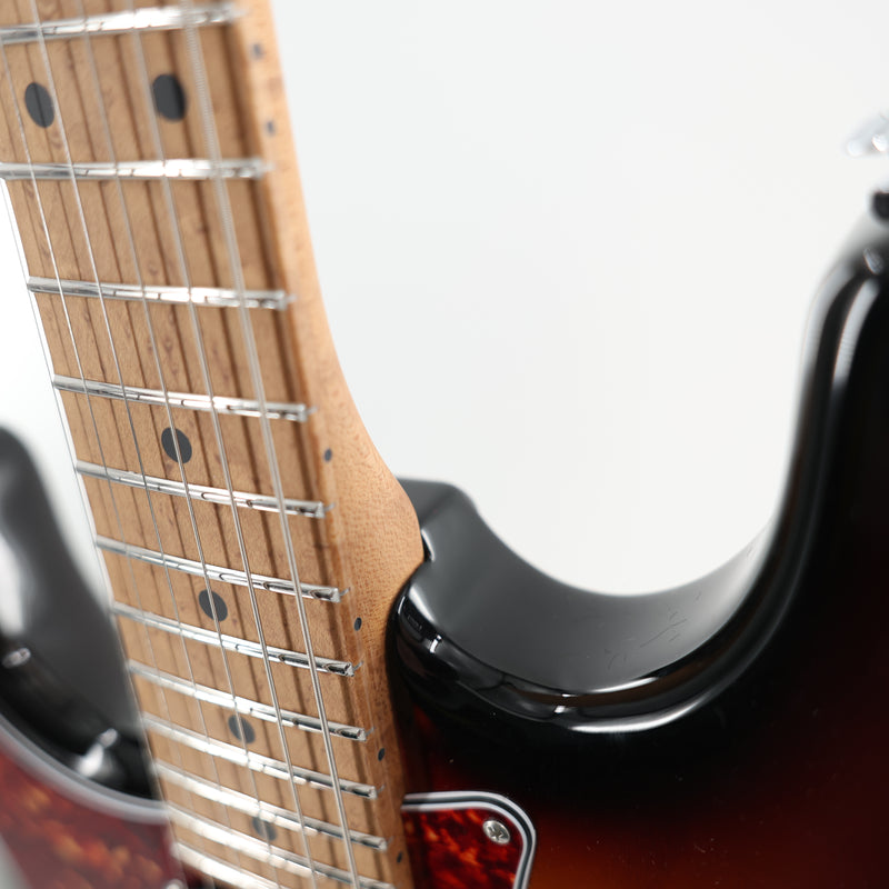 Suhr Limited Edition Left-Handed Classic S Paulownia HSS Guitar w/ 510 Tailpiece - 3 Tone Sunurst