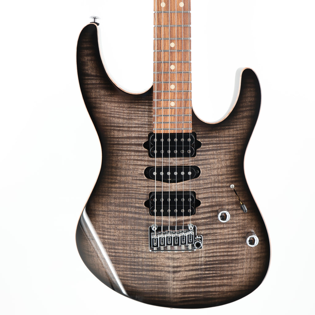 Suhr Modern Plus HSH Guitar w/ Pau Ferro Fingerboard - Trans Charcoal Burst