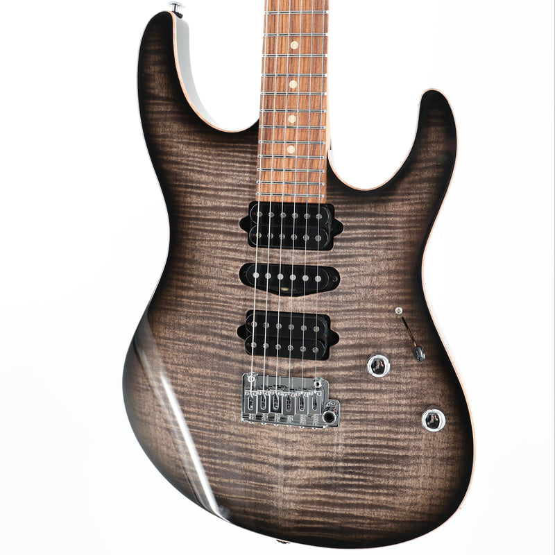 Suhr Modern Plus HSH Guitar w/ Pau Ferro Fingerboard - Trans Charcoal Burst
