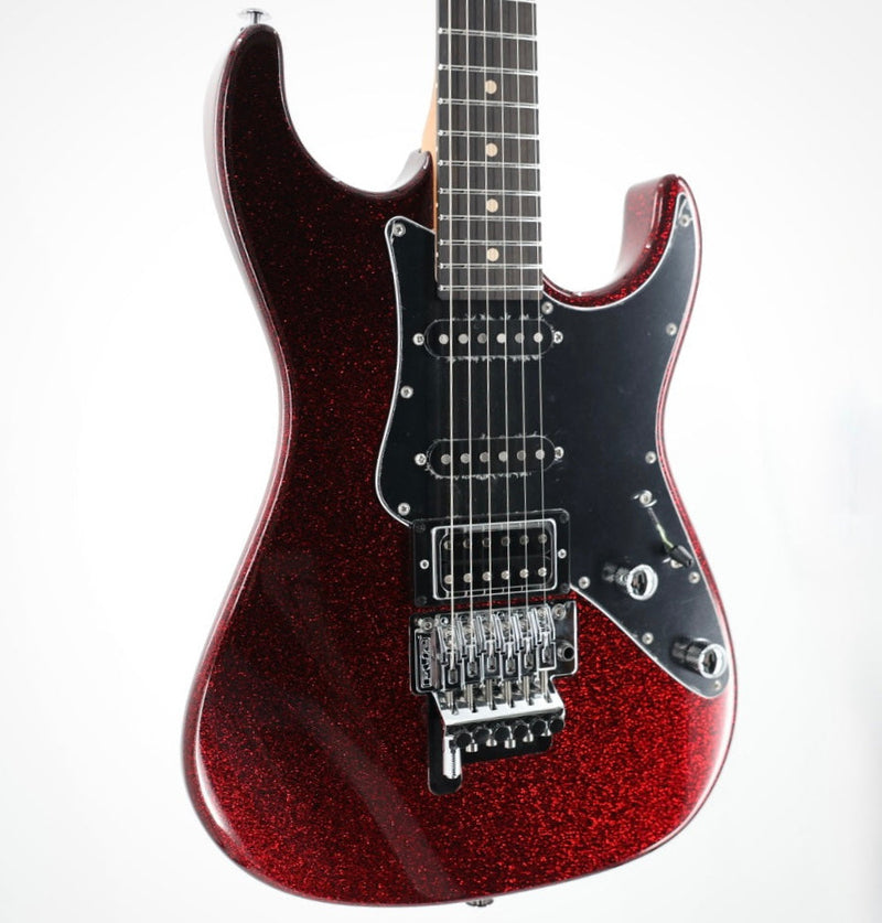 Suhr Pete Thorn Custom HSS Guitar w/ Softshell Case - Red Sparkle