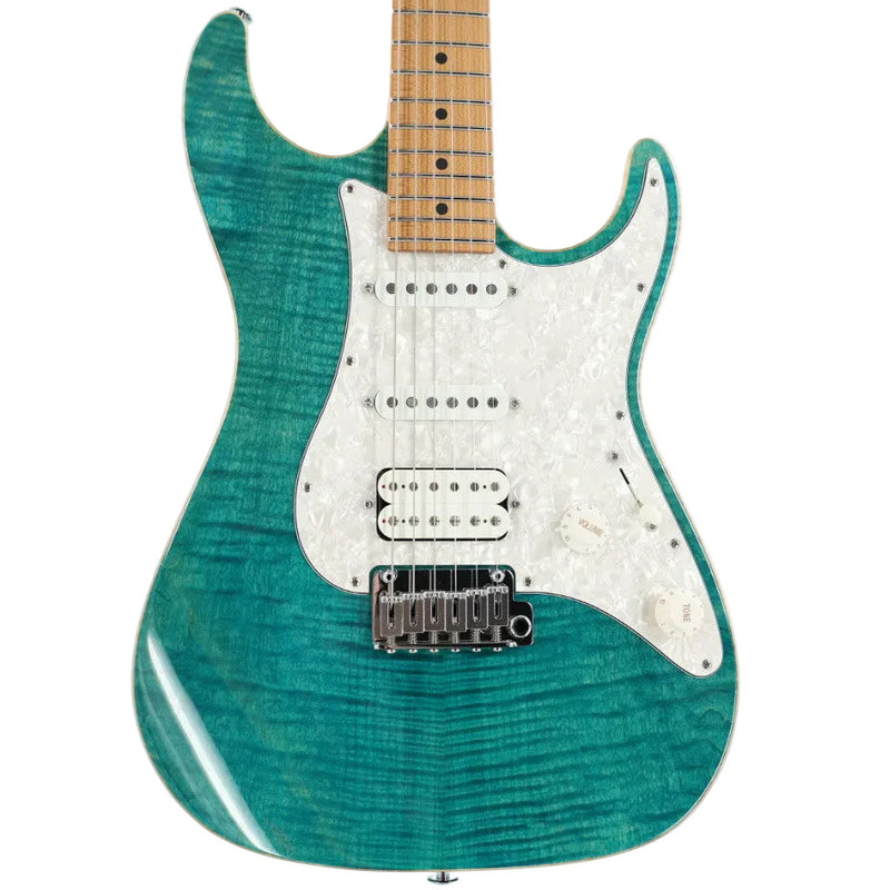 Suhr Standard Plus HSS Guitar w/ Roasted Maple Fingerboard - Bahama Blue